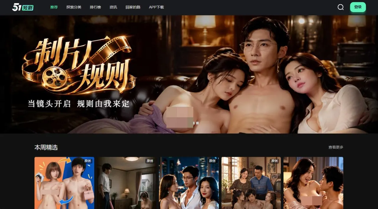 51短剧 站点截图