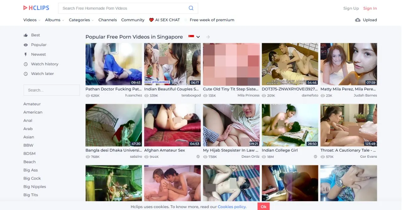 Hclips 站点截图