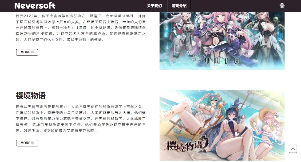 Never-soft 站点截图