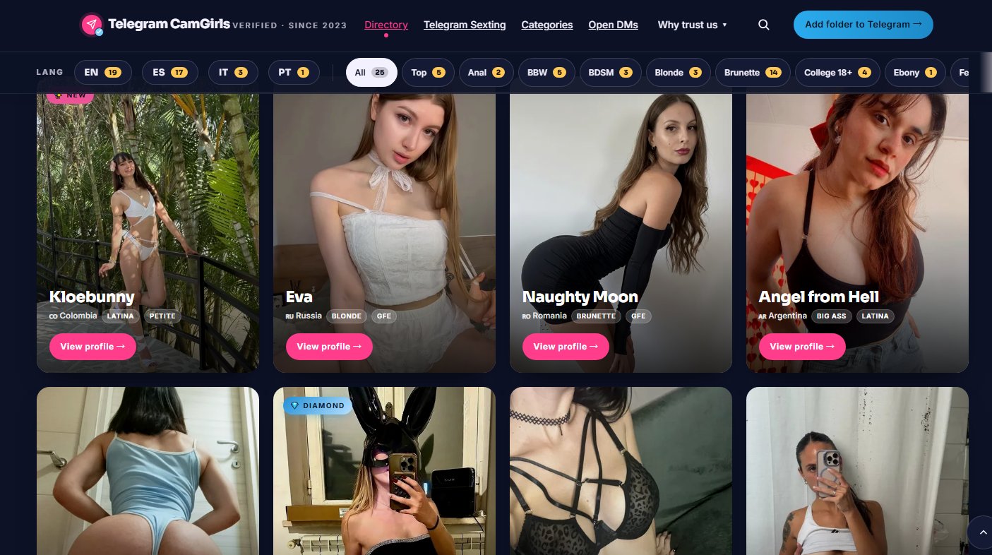 Telegram Camgirls