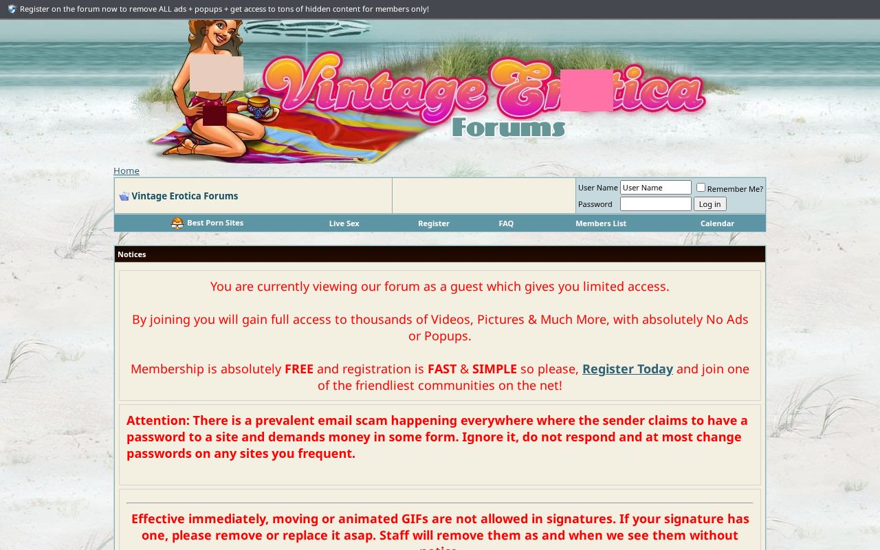 Vintage Erotica Forums